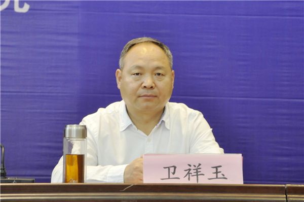副市长卫祥玉宣布济源市第十九届科技活动周启动.