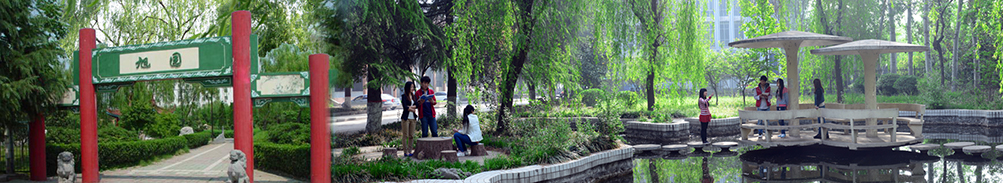校园一角风景如画